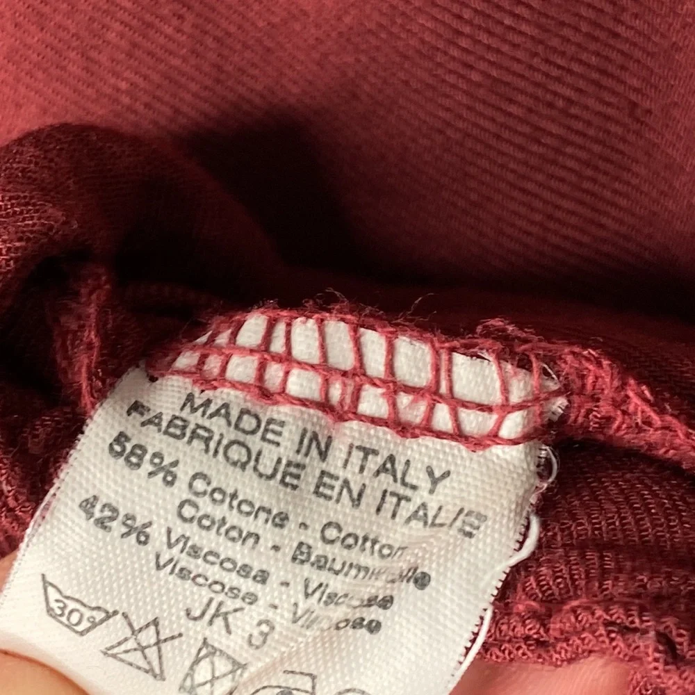 Brandy Melville Burgundy Eve Drawstring Shorts - Picture 8 of 11